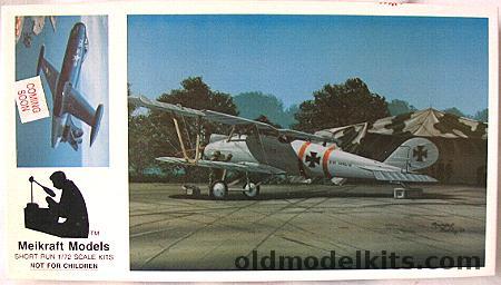 Meikraft Models 1/72 Pfalz DIII / DIIIa - With Decals for 10 Aircraft - (D-III), 1708 plastic model kit